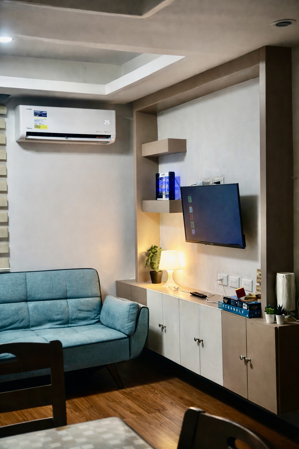 Living room with TV and sofa